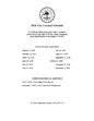 City Council Schedule
